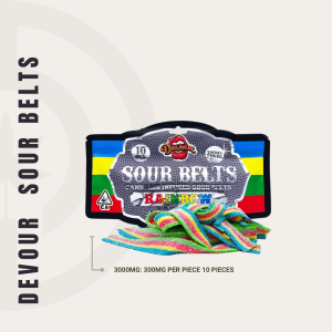 Devour 3000MG Sour Belts